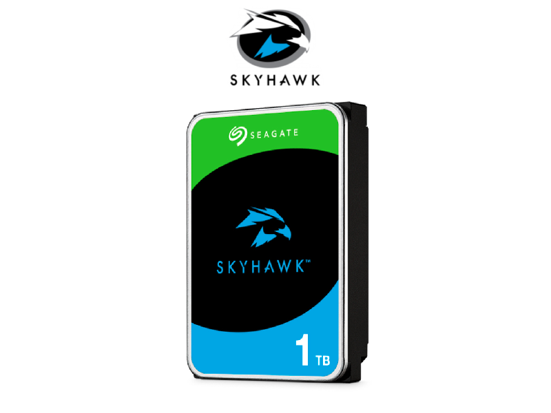 DISCO DURO SEAGATE SKYHAWK, ST1000VX013, 1TB, SATA 6GB/S, 256MB CACHE, 3.5